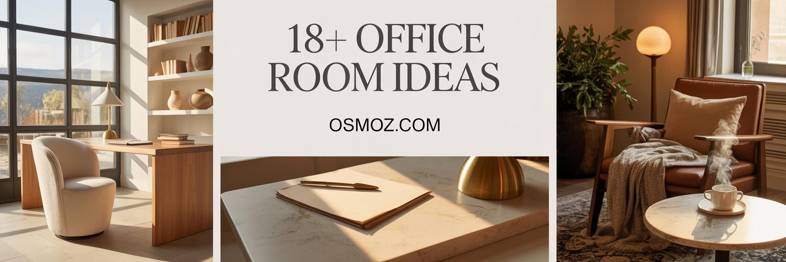 18+ Office Room Ideas for a Refined, Light-Filled Workspace
