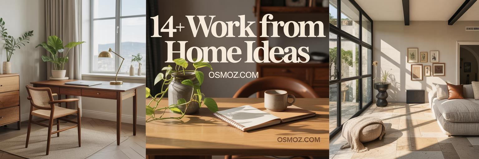 14+ Work From Home Set Up Ideas for Light-Filled Spaces
