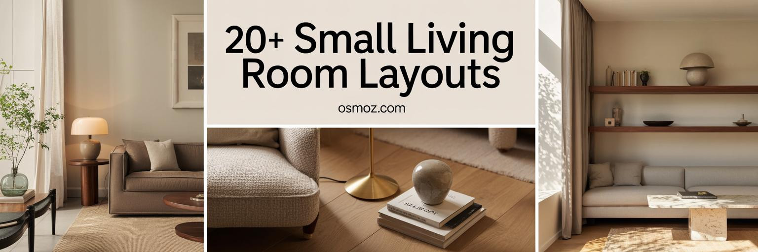 20+ Small Living Room Furniture Layout Ideas for Elegant Flow
