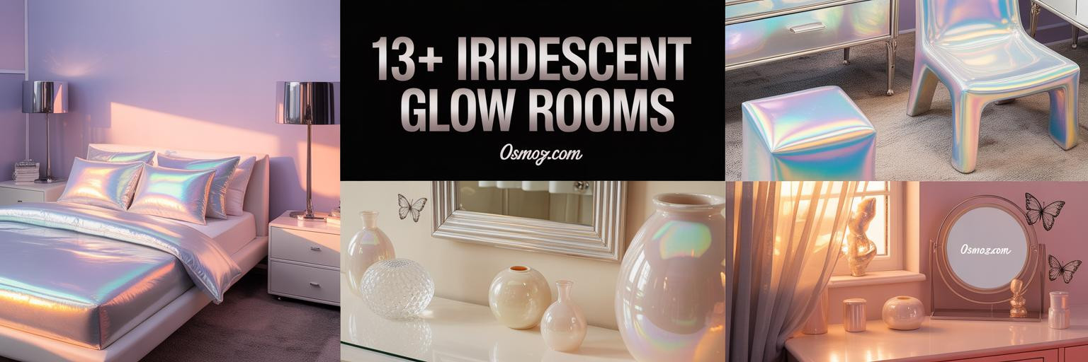 13+ 2000S Room Ideas With Iridescent Glow and Metallic Edge
