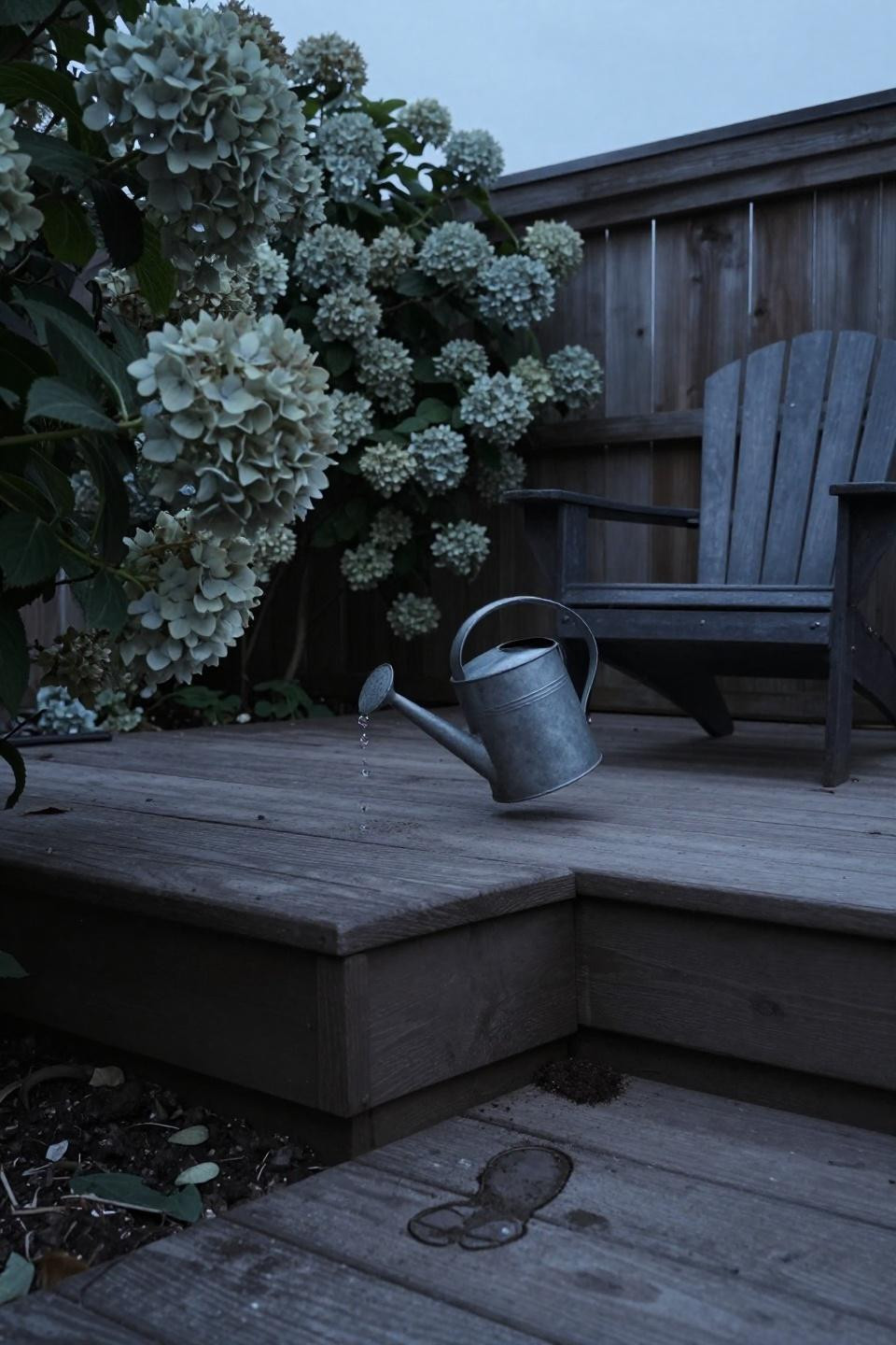 Small backyard ideas using salvaged railway sleepers and geometric raised platform