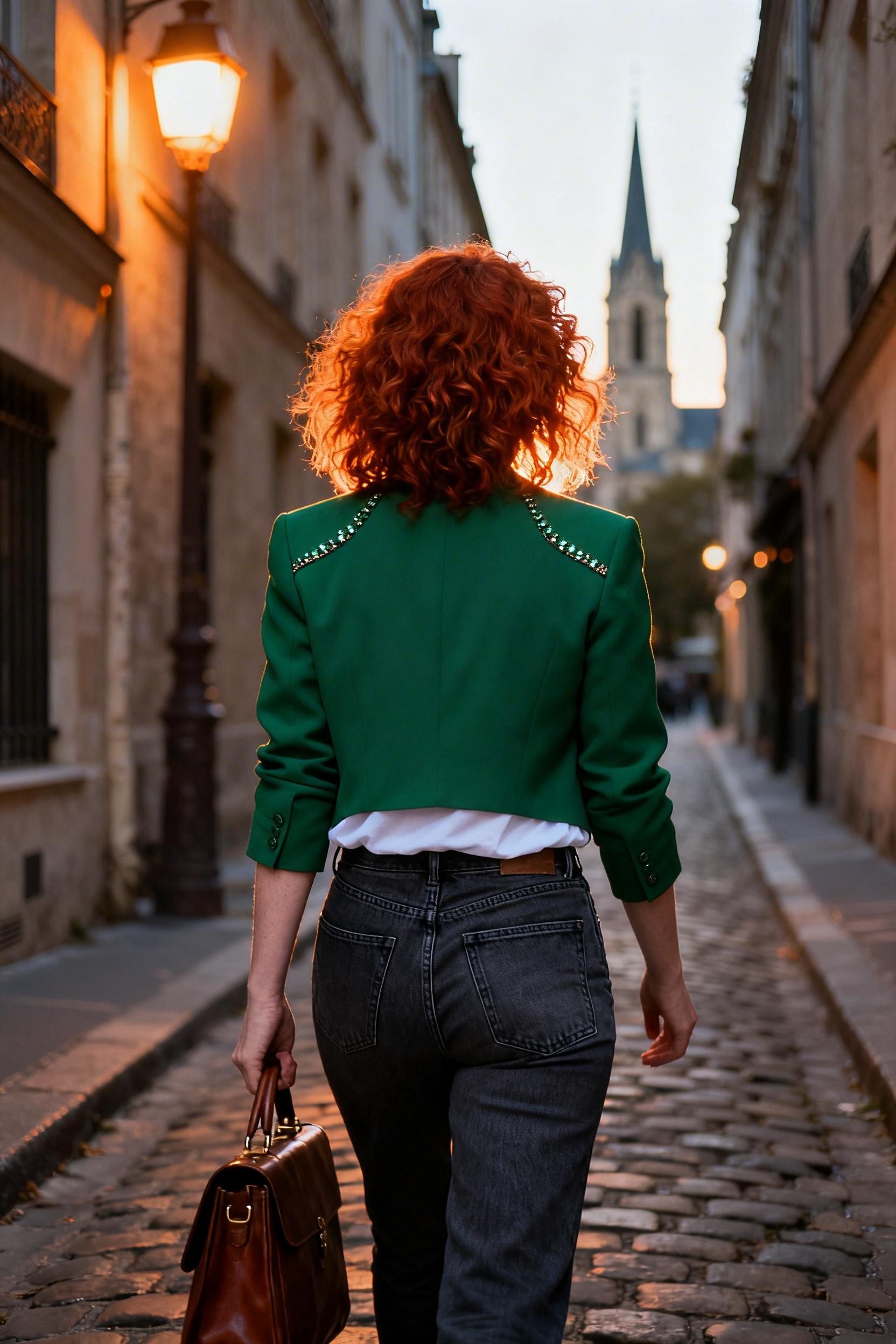 Jeans Casual Outfit Work - emerald blazer jeans