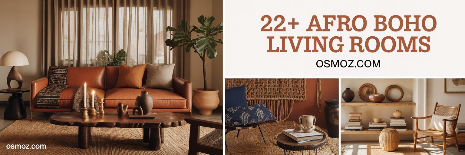 22+ Afro Boho Living Room Ideas That Feel Warm and Current
