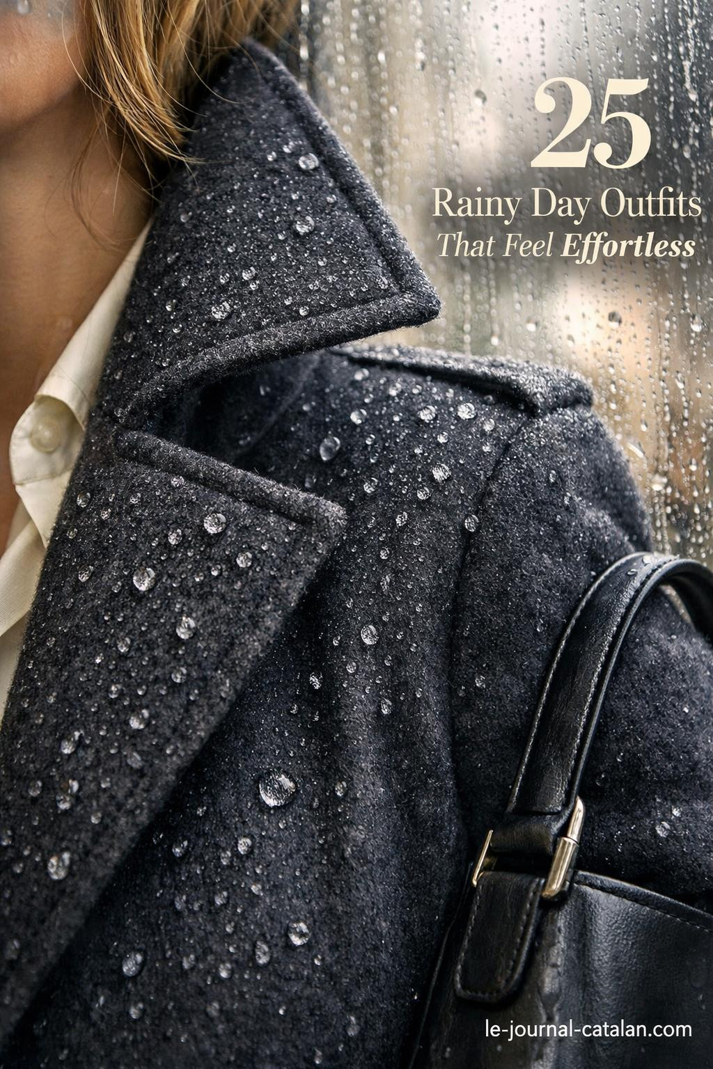 25+ Rainy Day Office Outfits That Stay Polished
