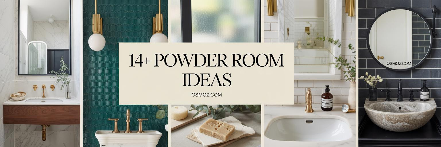 14+ Powder Room Ideas That Actually Look Expensive
