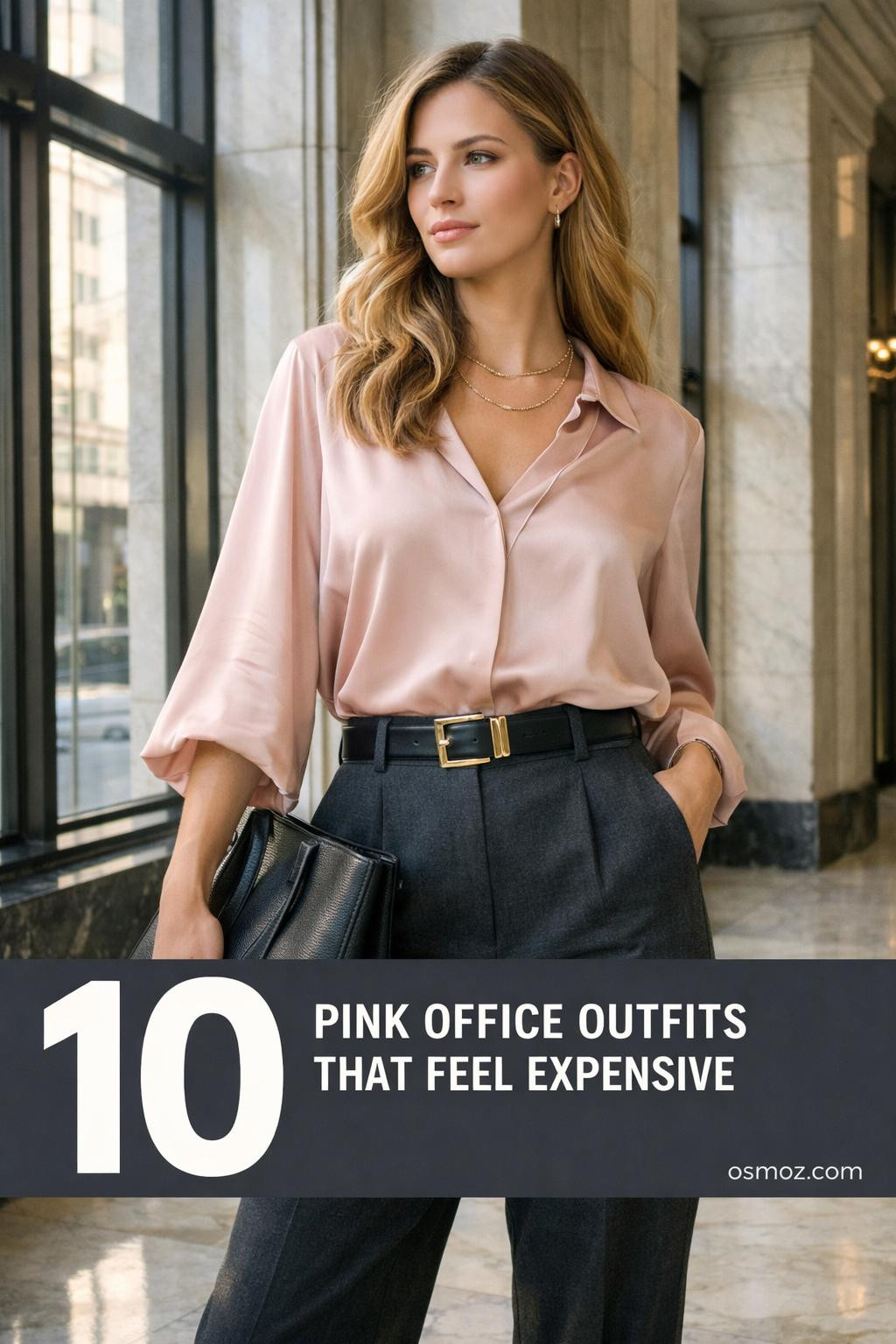 10+ Pink Office Outfits That Feel Polished and Fresh