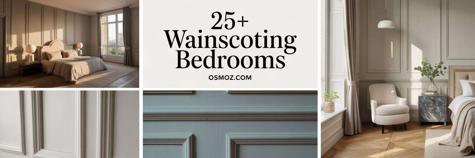 25+ Wainscoting Bedrooms That Feel Like a Magazine Spread