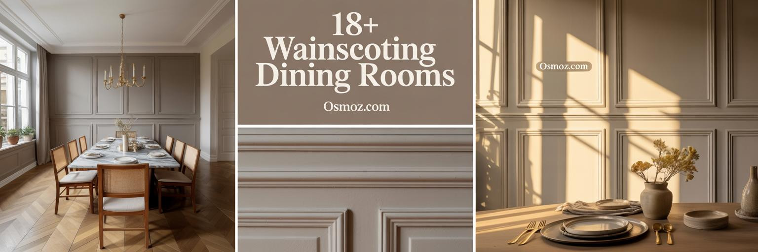18+ Wainscoting Dining Rooms That Feel Expensive and Timeless