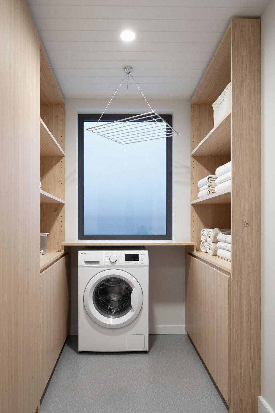 Grow a garden Roblox ideas with Scandinavian minimal laundry alcove
