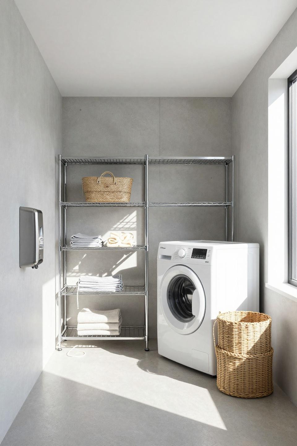 Bloxburg patio ideas influencing bright contemporary laundry room