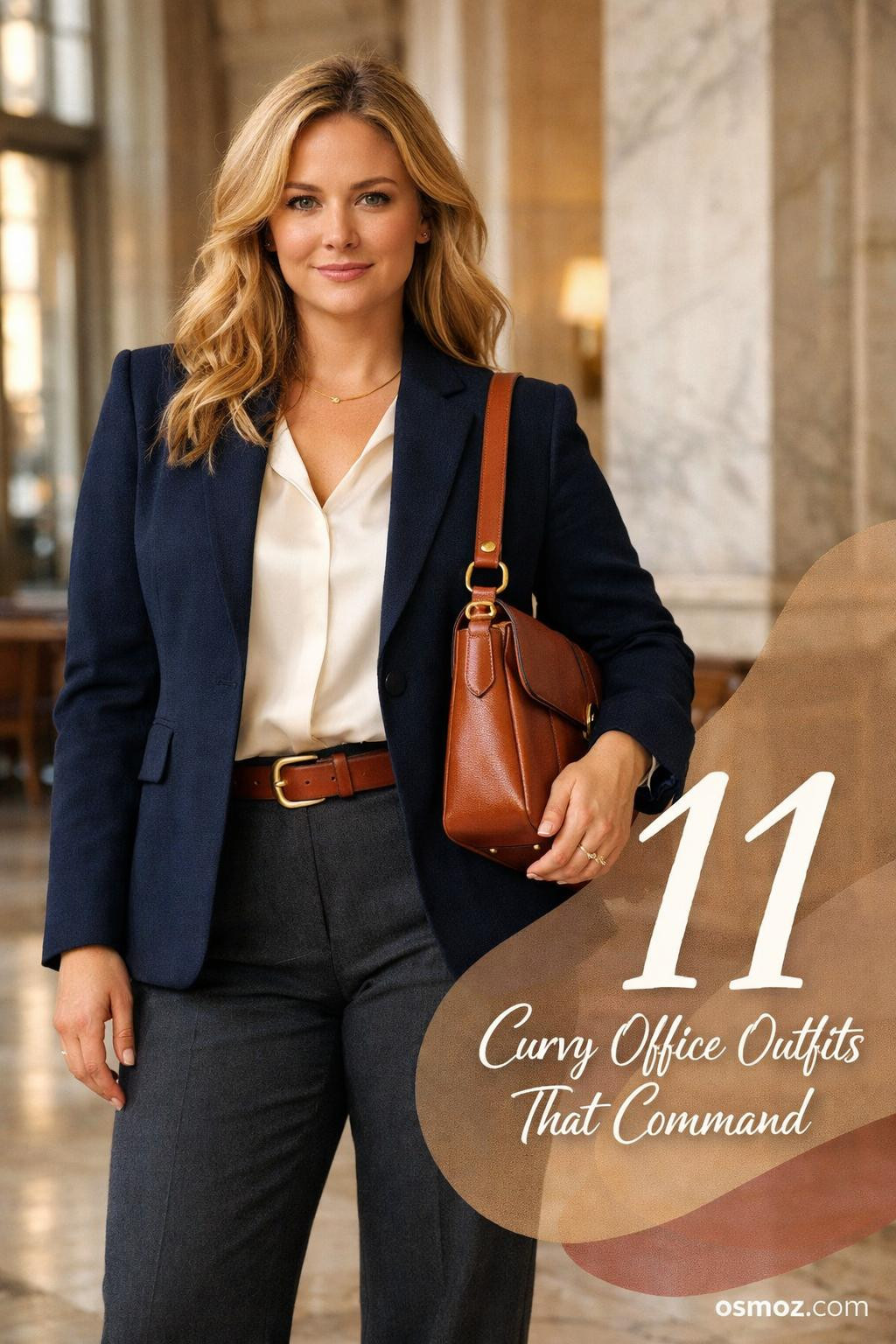 18+ Curvy Office Outfits That Command the Boardroom