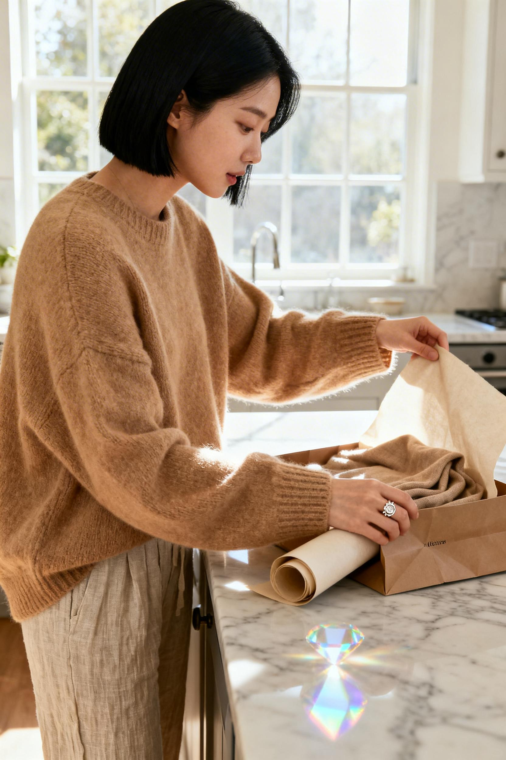 Cute Outfits With Leggings - linen leggings with camel sweater