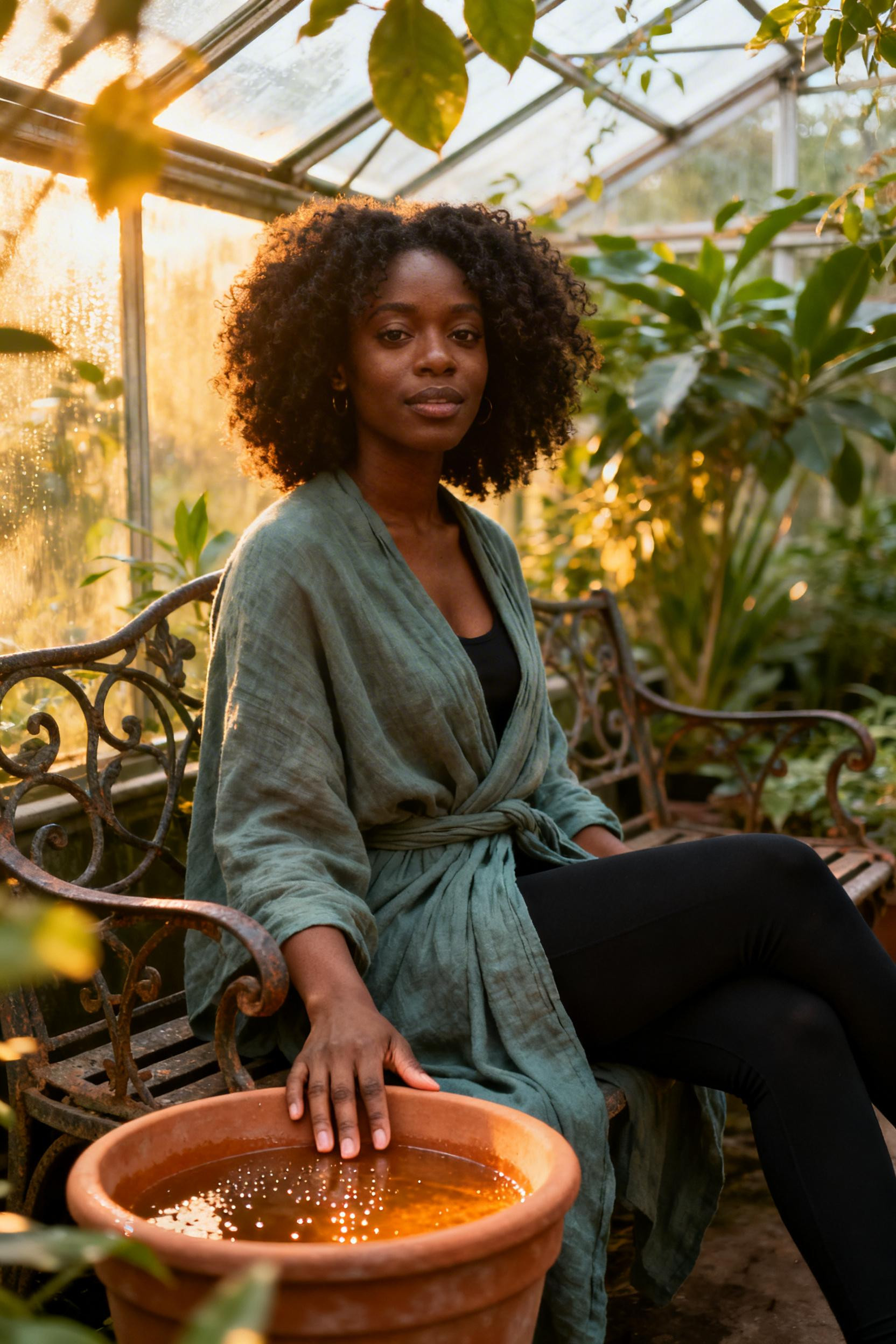 Leggings Outfits Winter - sage cardigan