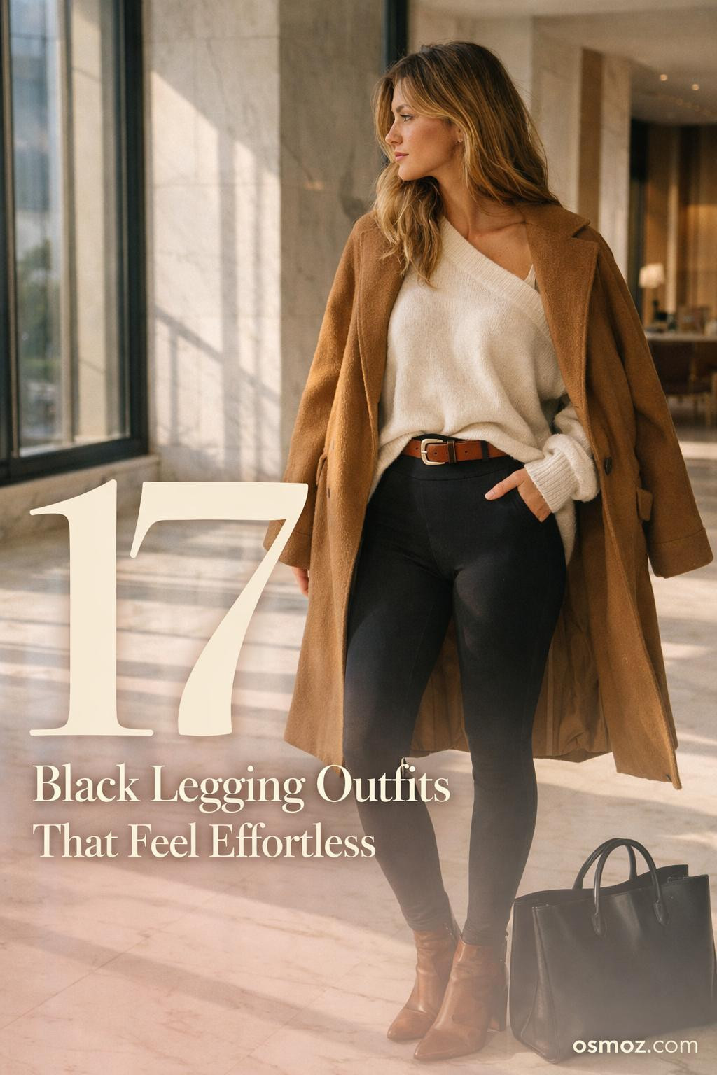 18+ Black Legging Outfits That Feel Effortless