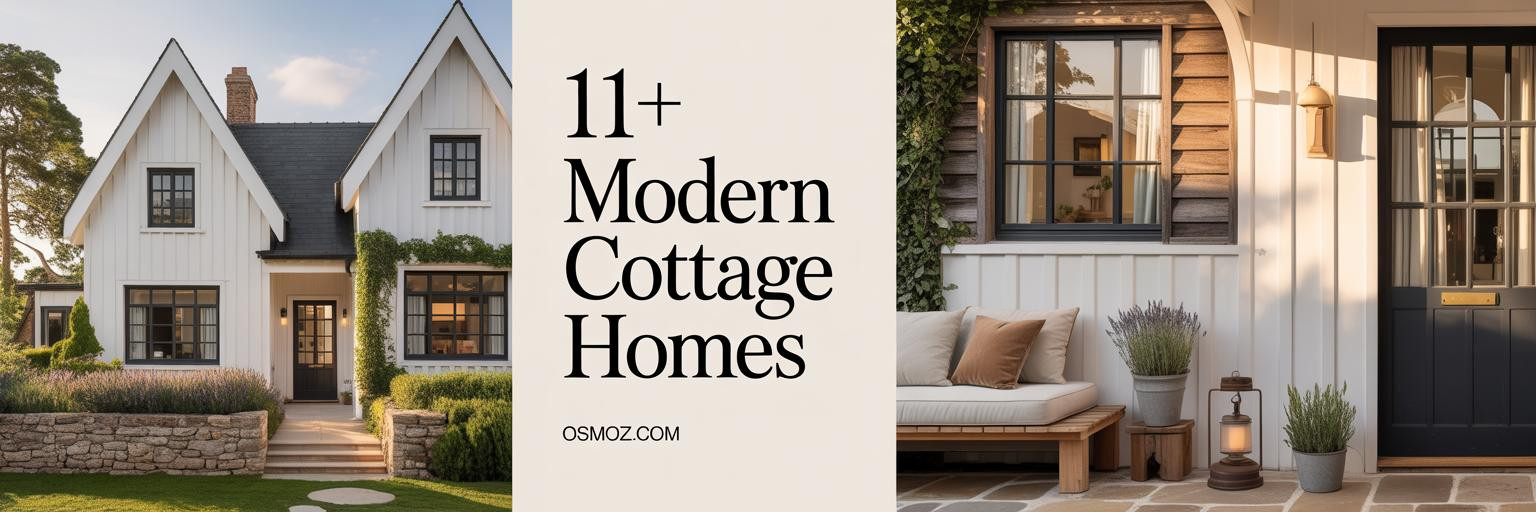 11+ Modern Cottage Homes That Feel Cozy and Current