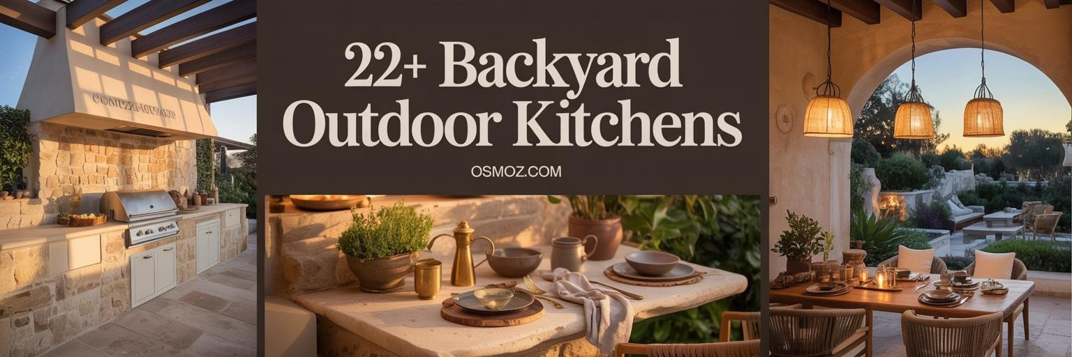 22+ Backyard Outdoor Kitchens That Actually Look Expensive