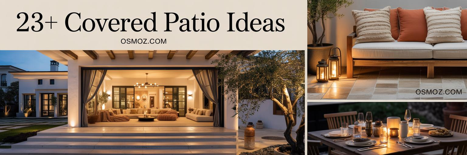 23+ Covered Patio Ideas That Feel Like an Outdoor Room