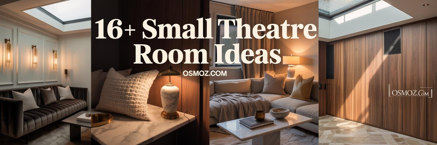 16+ Small Theatre Room Ideas That Actually Look Expensive