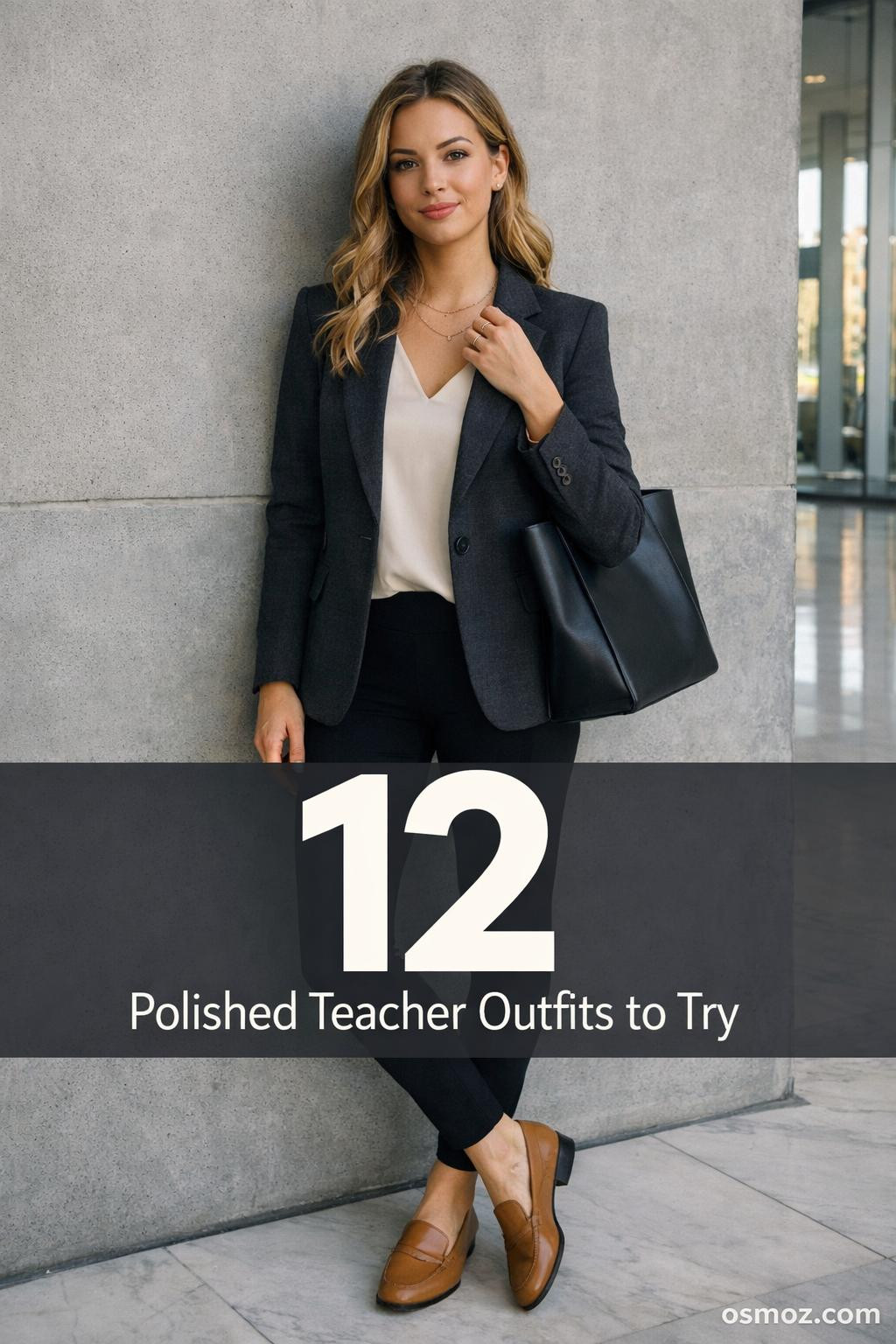 12+ Polished Teacher Outfits With Leggings That Work