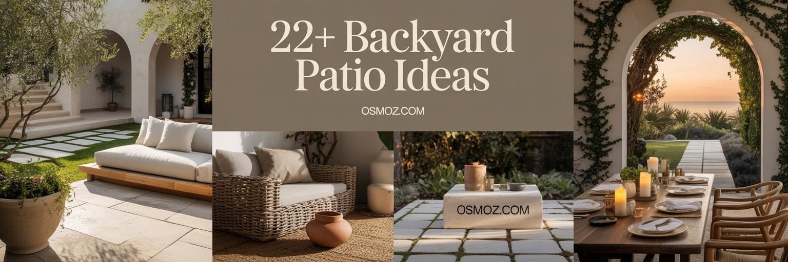 22+ Backyard Patio Ideas That Feel Like a Magazine Spread