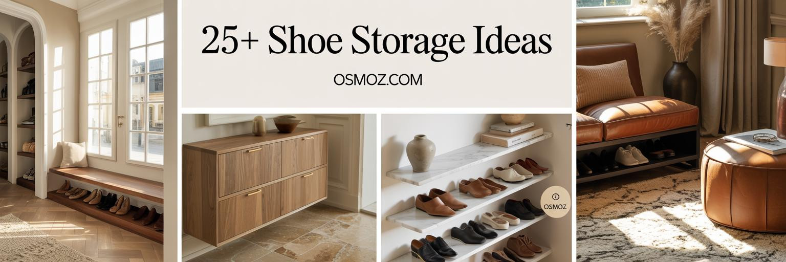 25+ Shoe Storage Ideas That Don't Look Like Clutter