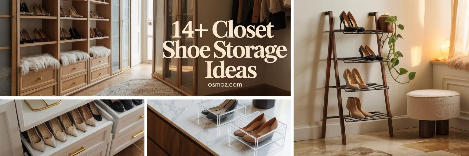 14+ Closet Shoe Storage Ideas That Actually Look Expensive