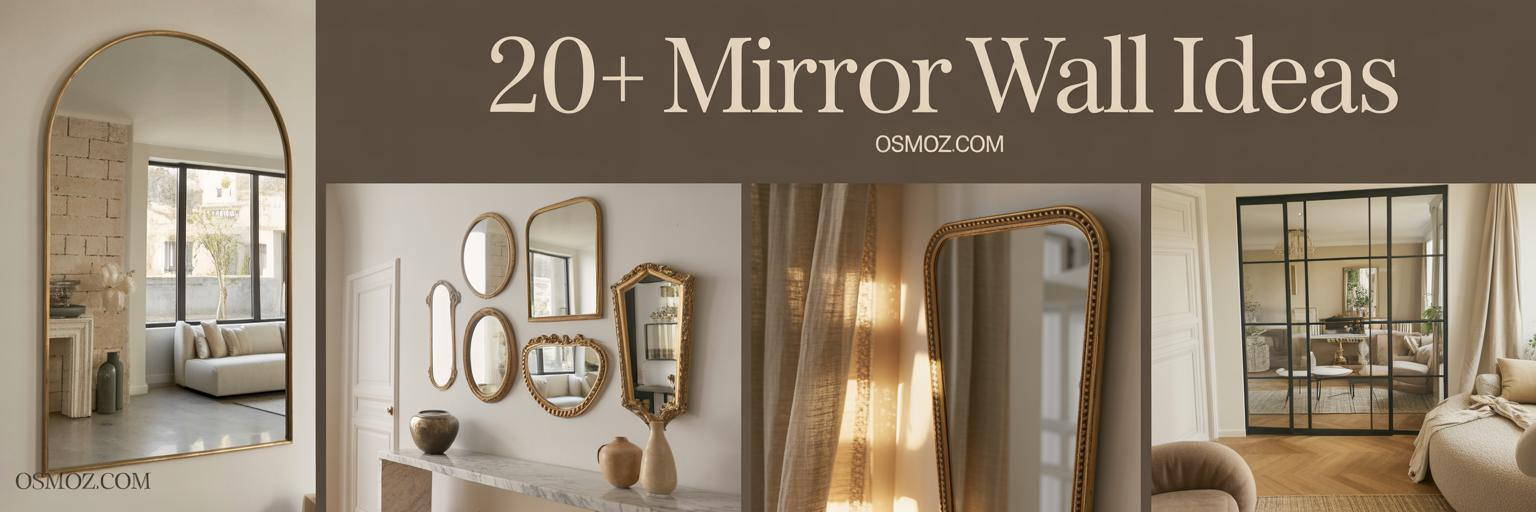 20+ Mirror Wall Decor Ideas That Actually Look Expensive