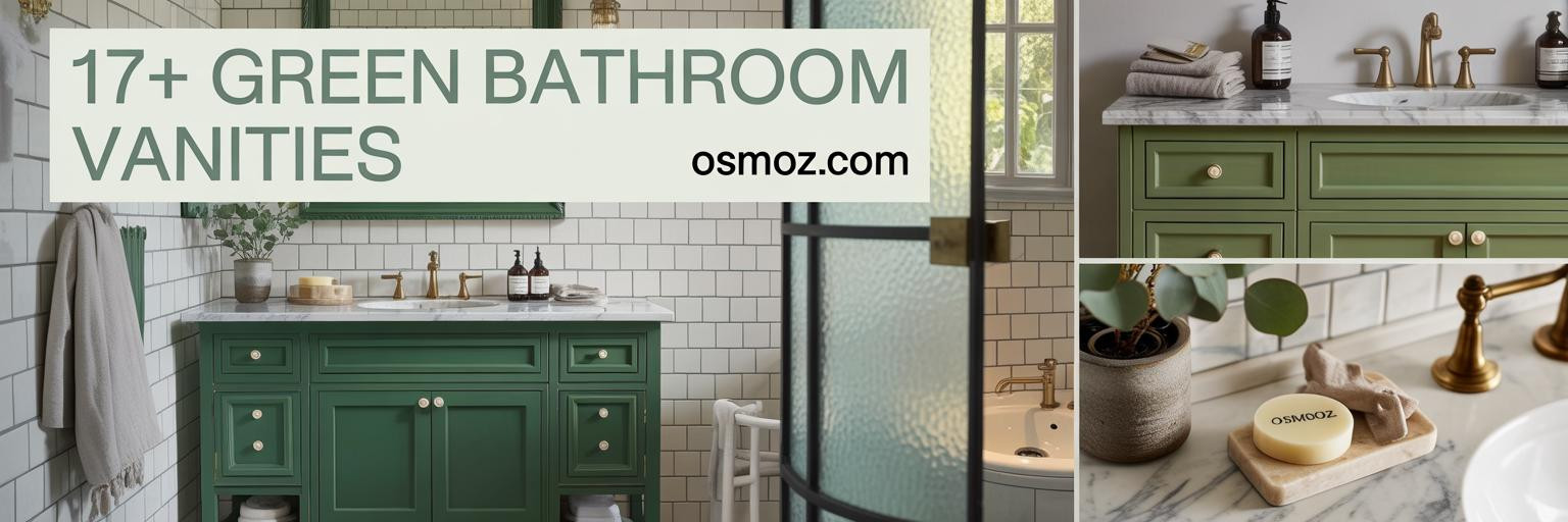 17+ Green Bathroom Vanities That Feel Like a Magazine Spread