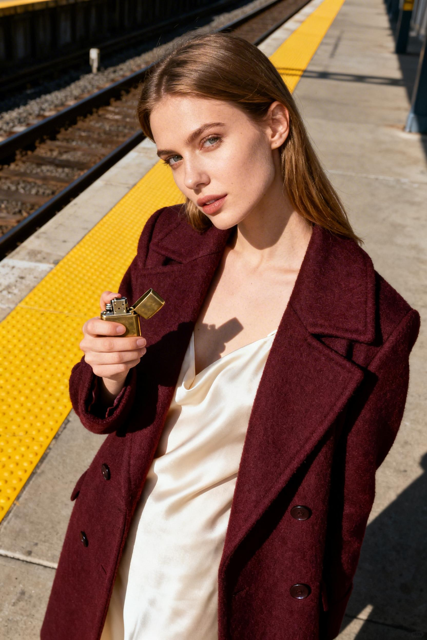 Baddie Outfit Inspo Night Out - wool coat slip dress