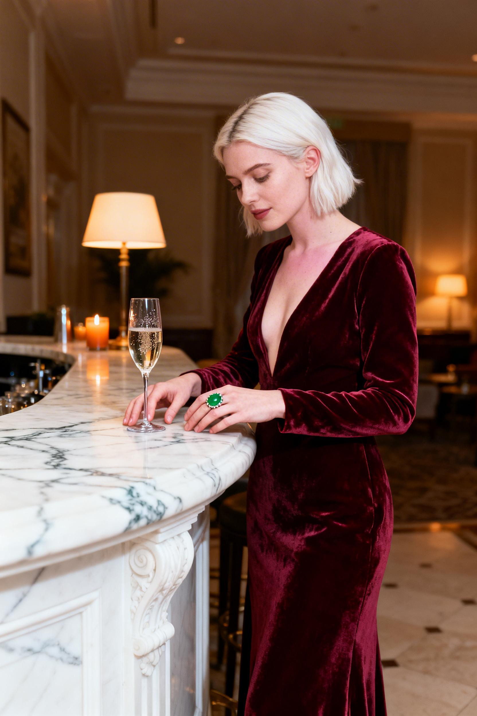 Dinner Date Outfit Ideas Classy - burgundy velvet floor-length gown