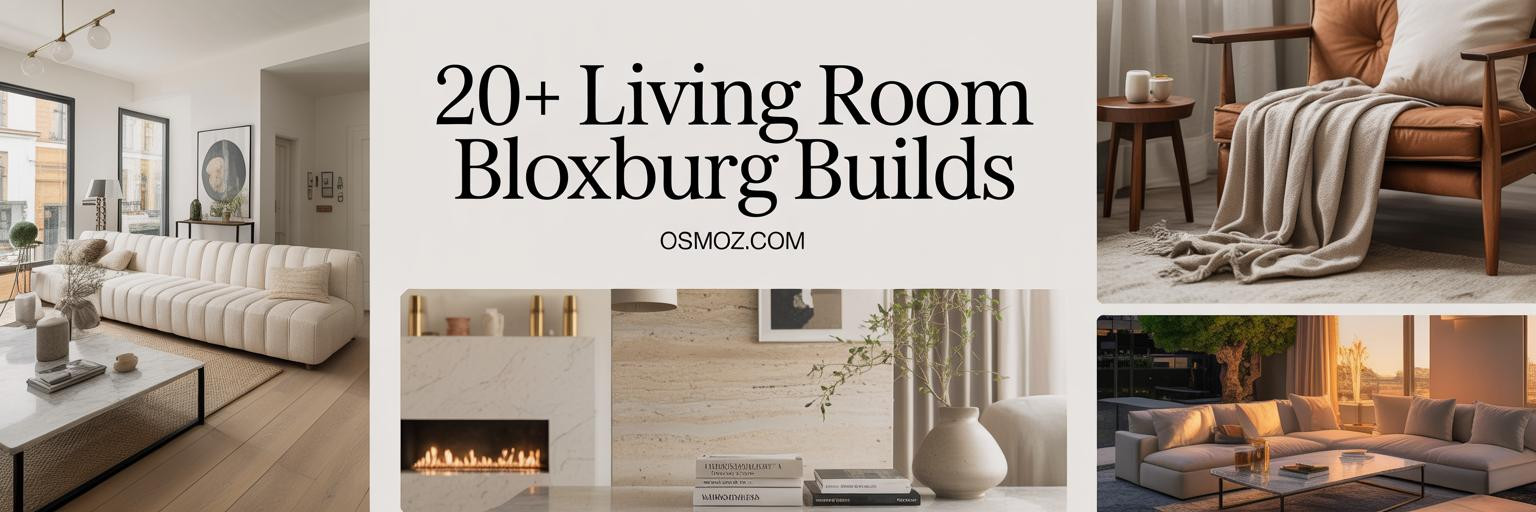 20+ Living Room Bloxburg Builds You'll Want to Copy