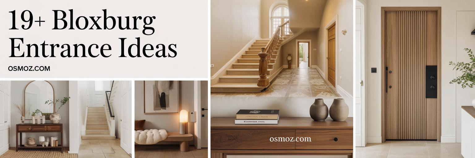 19+ Bloxburg Entrance Ideas That Feel High-End on a Budget