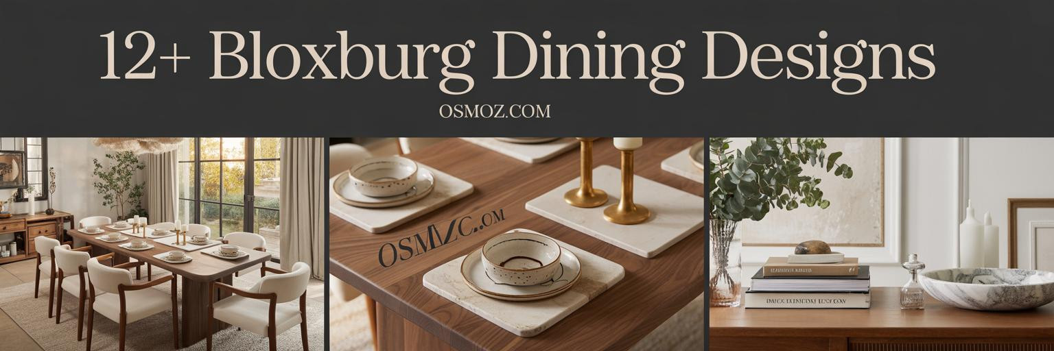 12+ Bloxburg Dining Room Designs That Actually Look Expensive