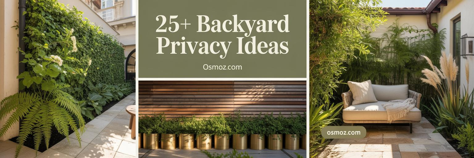 25+ Backyard Privacy Ideas That Don't Look Cheap