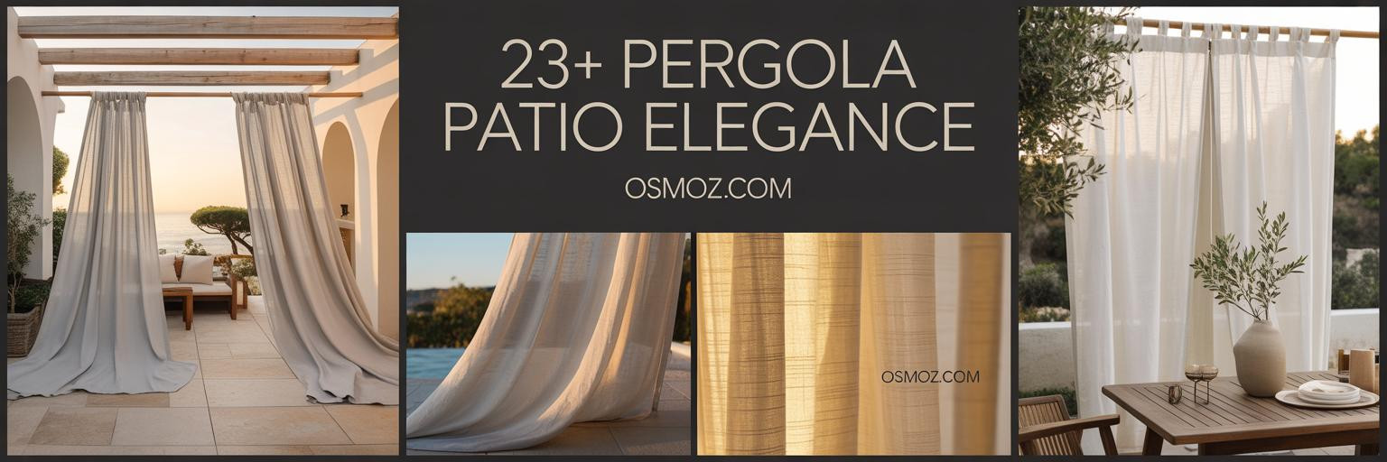 23+ Outdoor Curtains for Patio That Feel Like a Magazine Spread