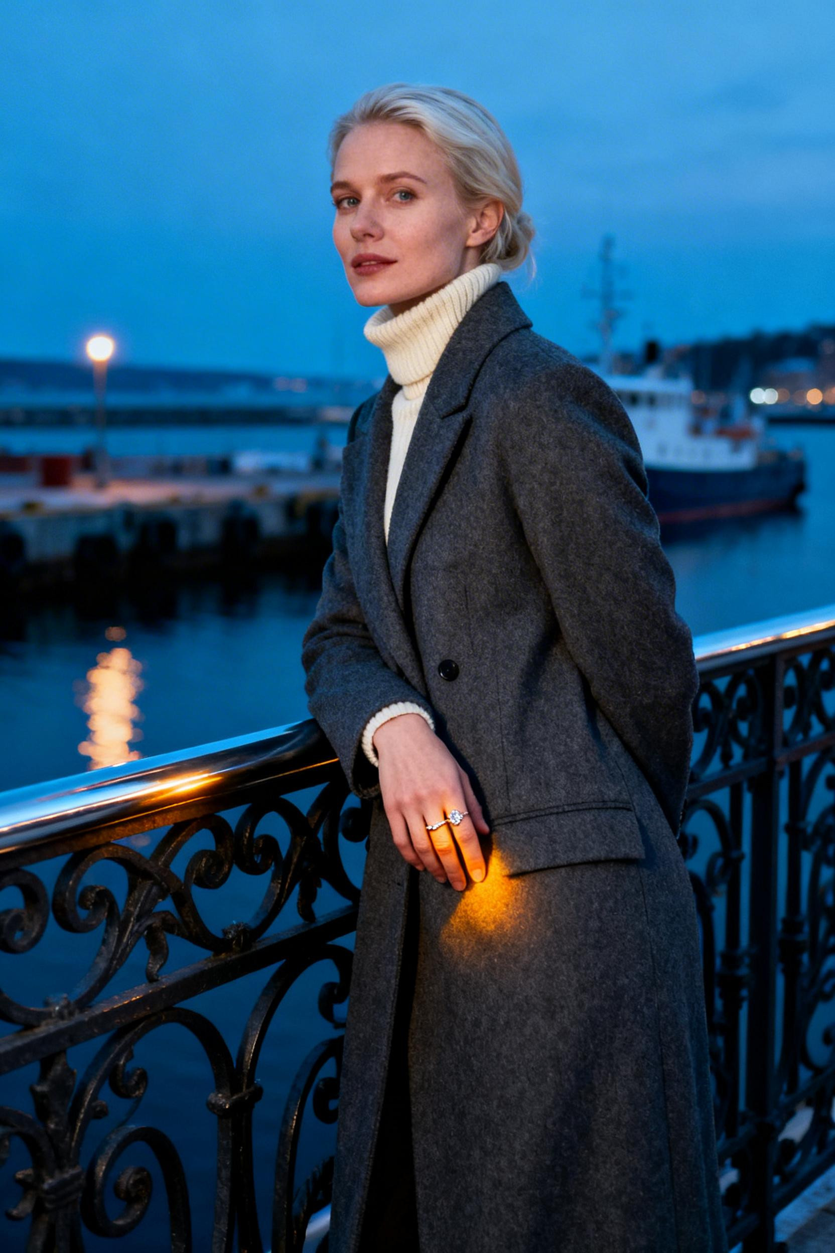 Cold Weather Outfits - cream cashmere turtleneck