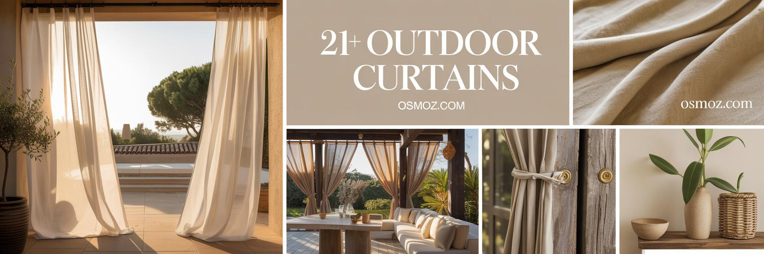 21+ Outdoor Curtains That Feel Like a Magazine Spread