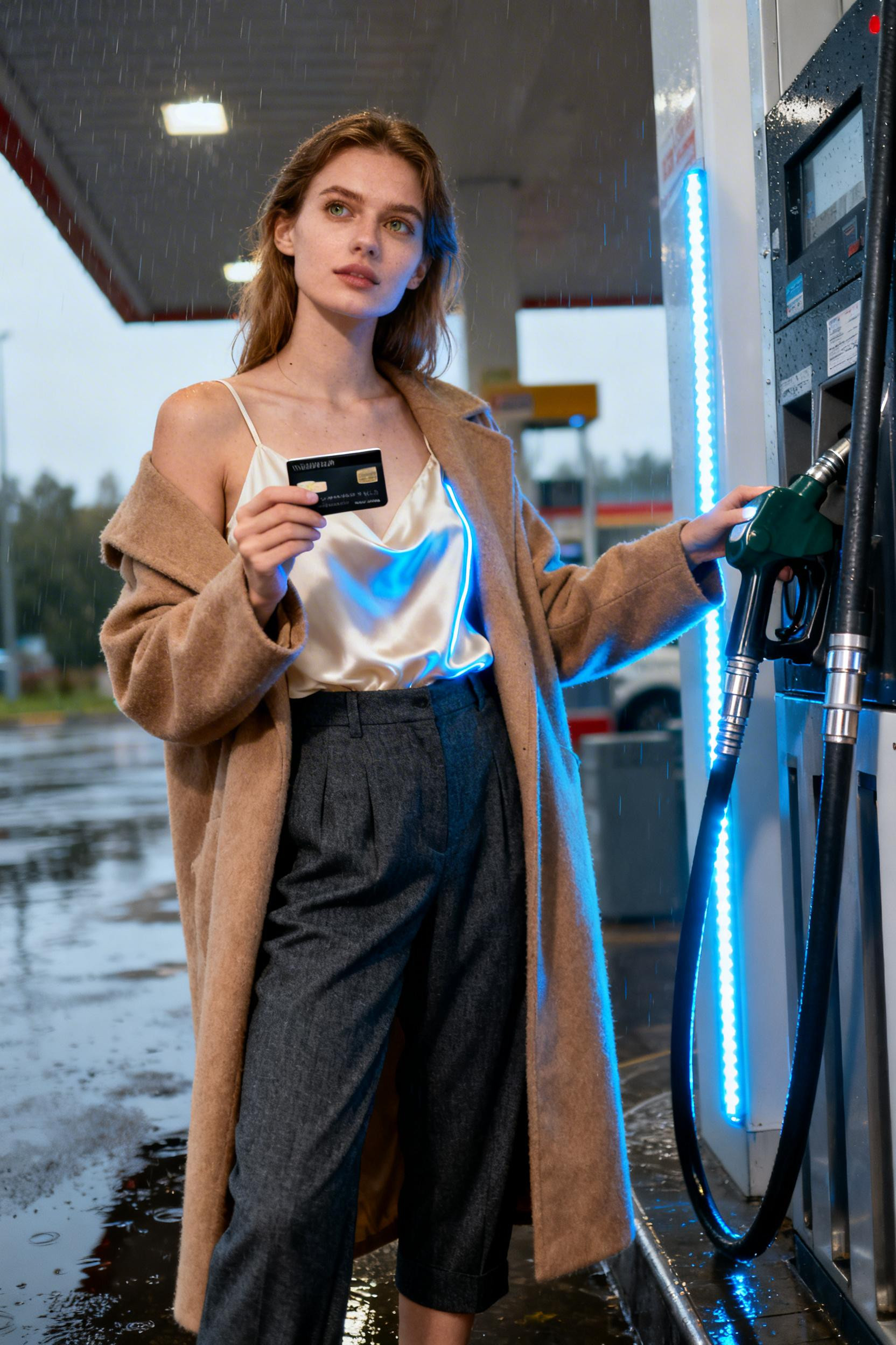 Classic Outfits - camel wool coat cigarette trousers