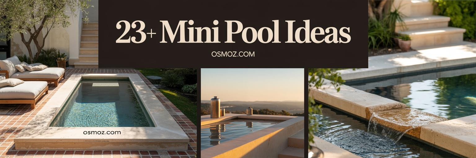 23+ Small Pool Ideas That Make Tiny Yards Feel Luxurious