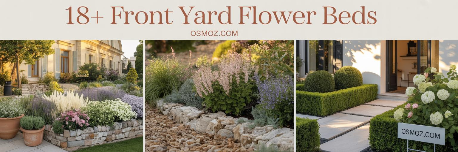 18+ Front Yard Flower Bed Ideas That Don't Look Cheap