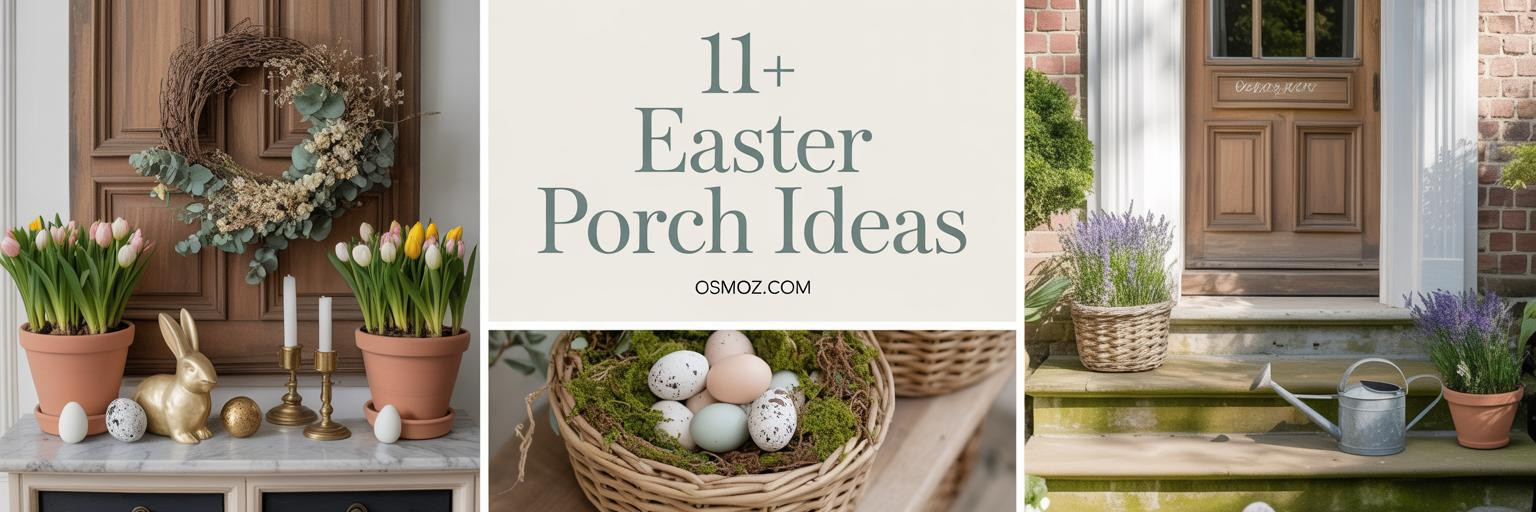 11+ Easter Front Porch Decor Ideas That Feel Fresh and Welcoming