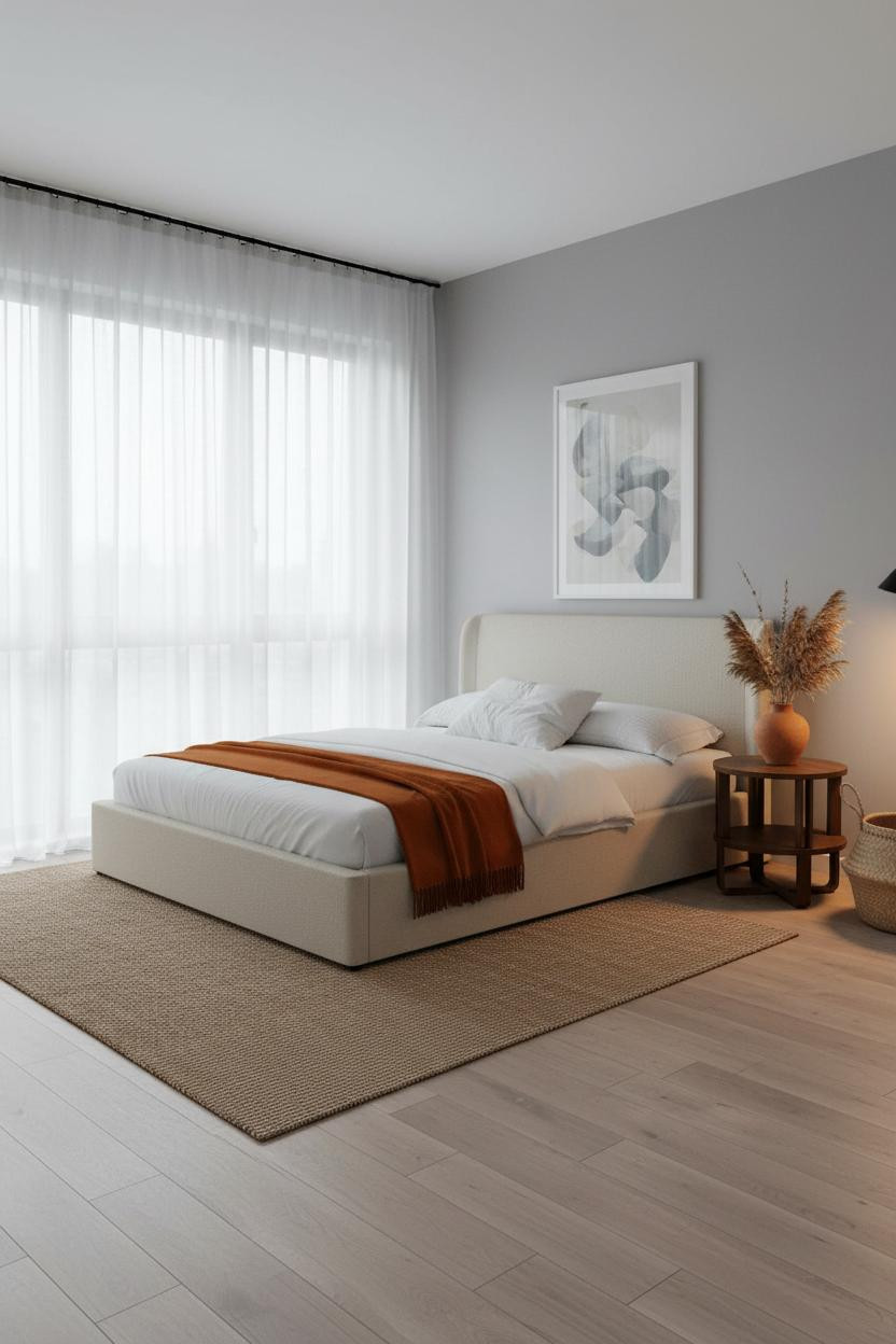 Studio Apartment Design Scandi Modern Bright