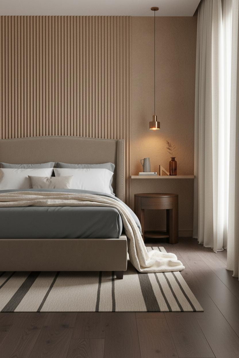 Studio Apartment Japandi Bedroom Design