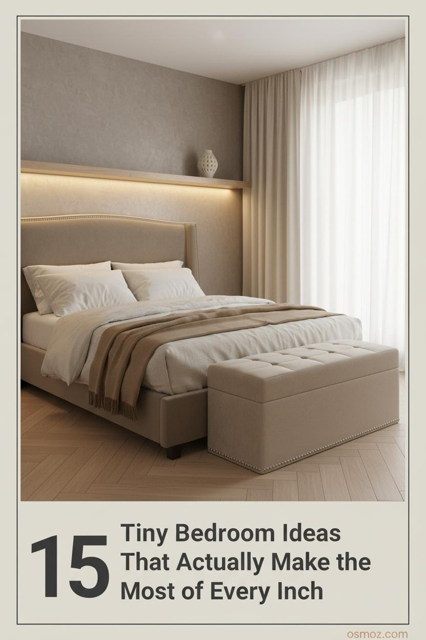 15+ Tiny Bedroom Ideas for Couples That Actually Make the Most of Every Inch