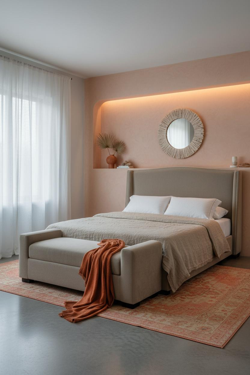 Coastal Bedroom Warm Tropical Cove Lighting Beach Vibe
