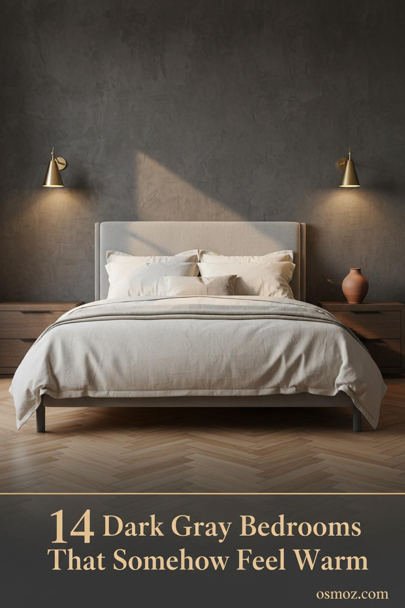 14+ Dark Gray Bed Frames That Keep the Room From Feeling Cold