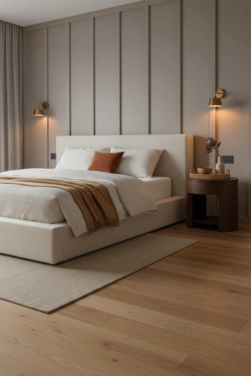Neutral Bedroom Pop Color Taupe Velvet