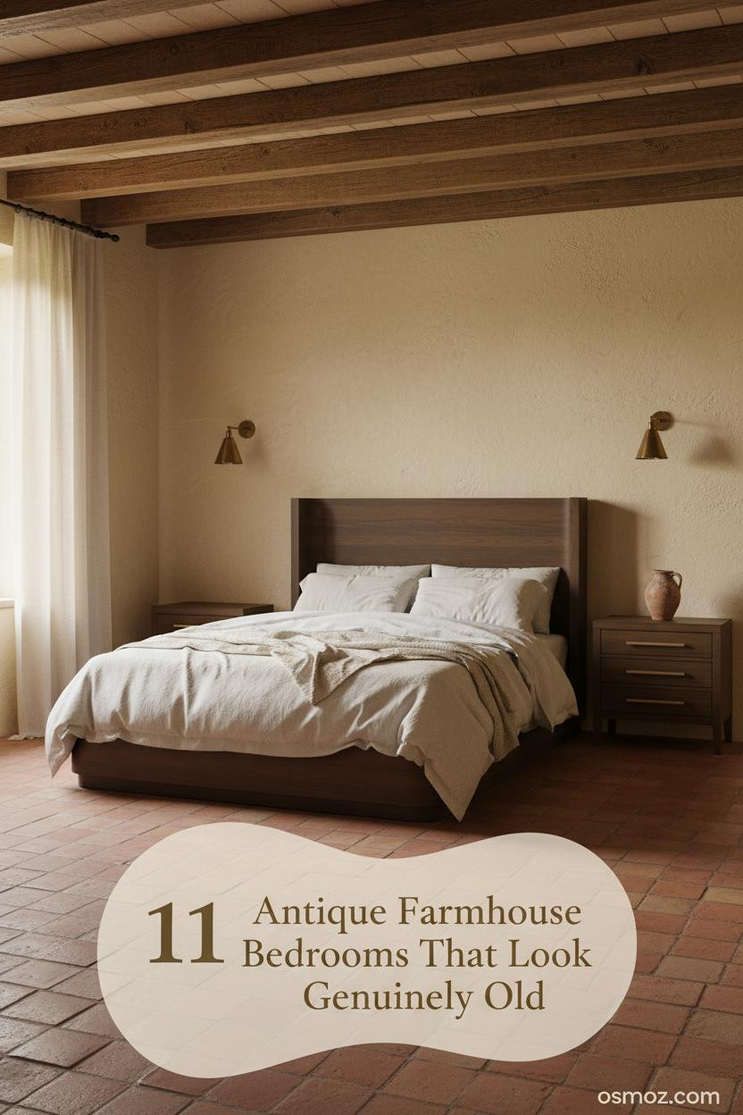 11+ Antique Farmhouse Bedrooms That Feel Collected, Not Decorated