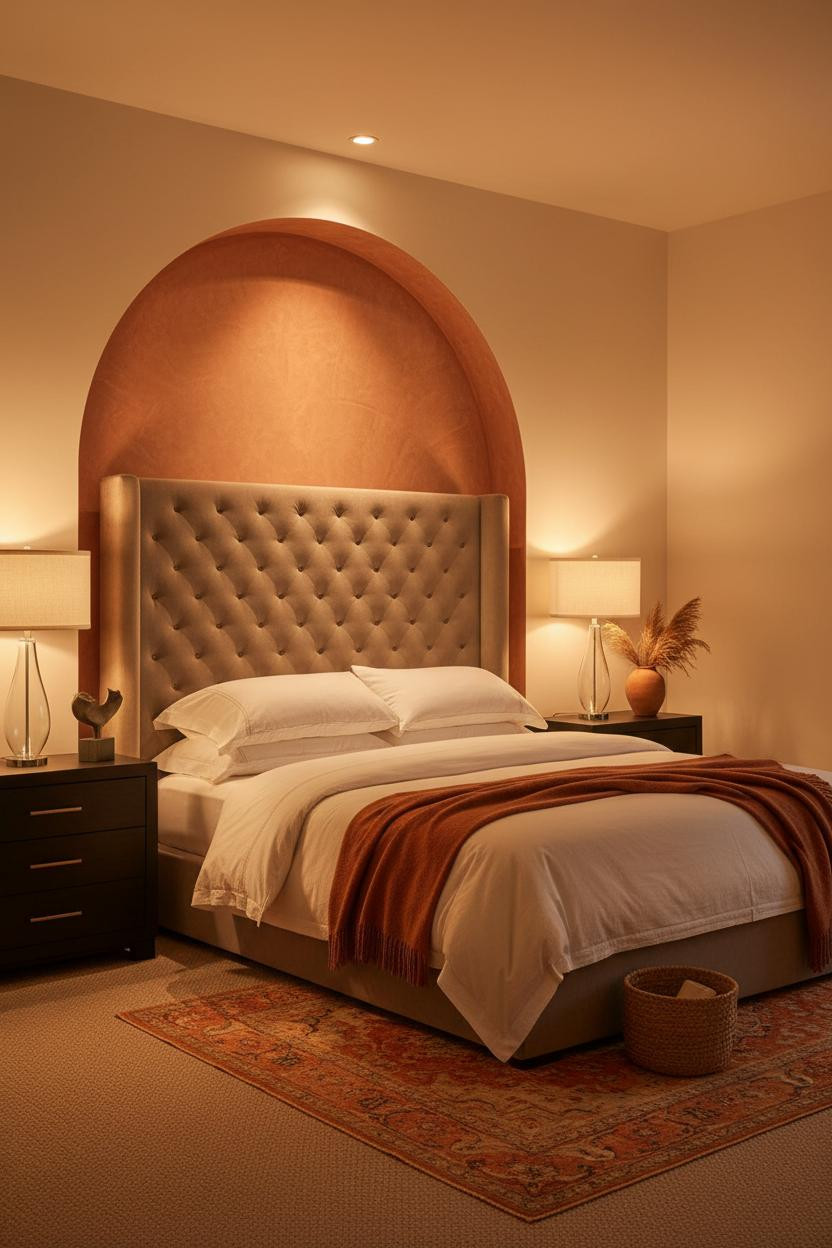 Cuddle Night Couple Bedroom Terracotta Alcove