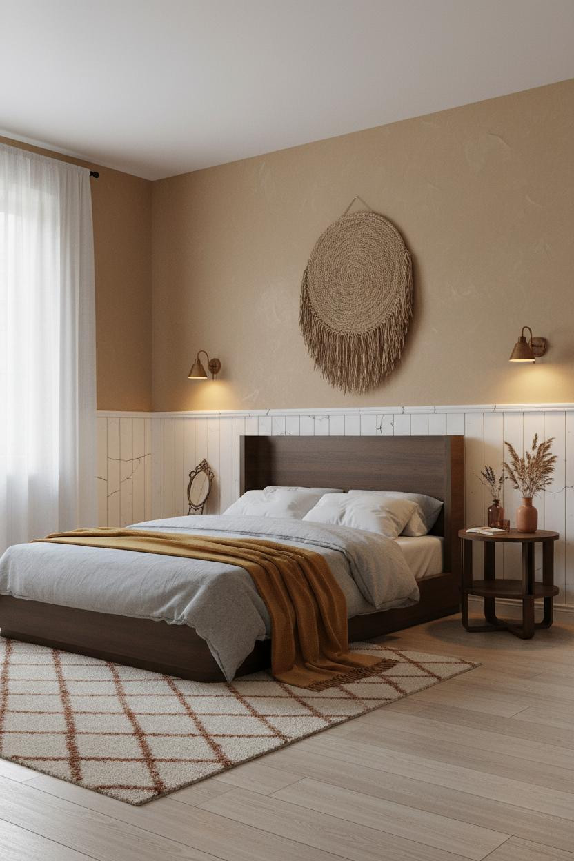 Cottagecore Bedroom Vintage Wainscoting Grandmacore